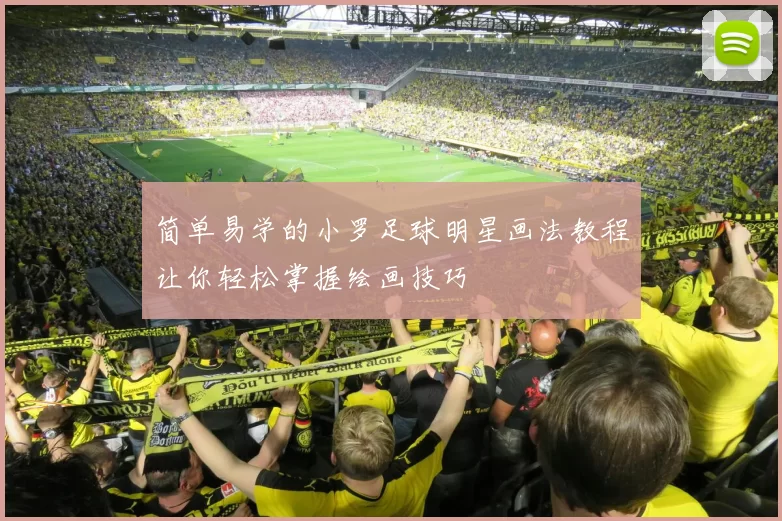 简单易学的小罗足球明星画法教程让你轻松掌握绘画技巧
